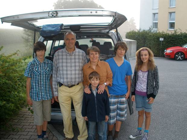 Auf dem Weg zum Flughafen