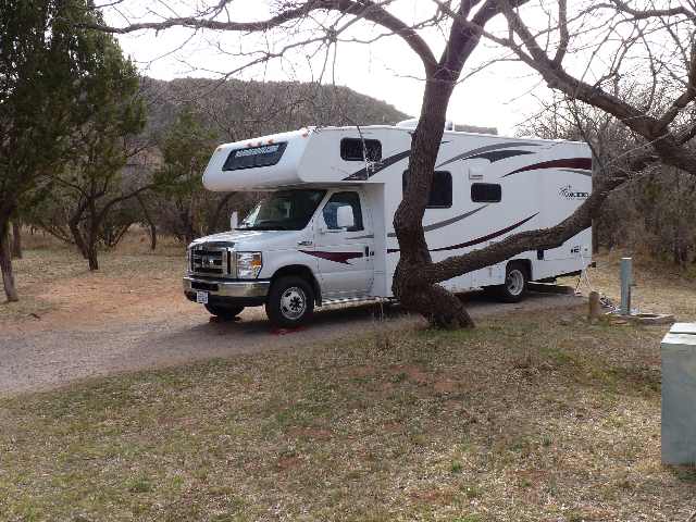 Stellplatz im Palo Duro