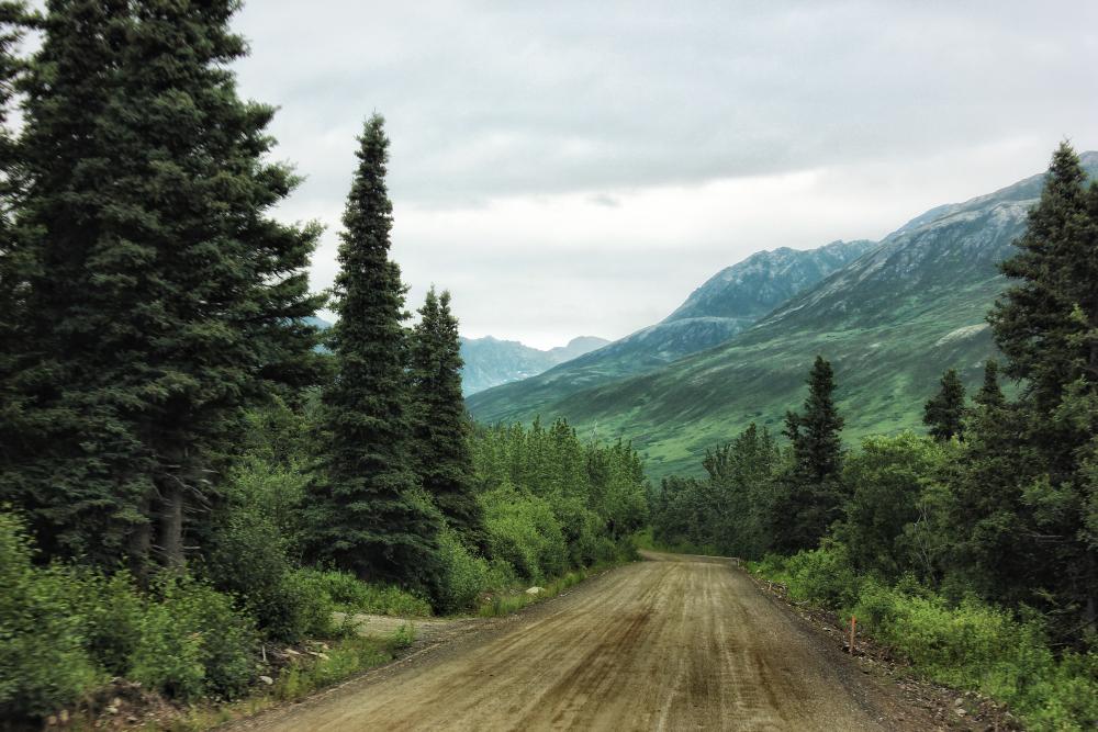 Hatcher pass road alaska womo abenteuer