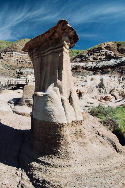 Tag 33 Drumheller Hoodoos Horseshoe Canyon Last Chance Saloon