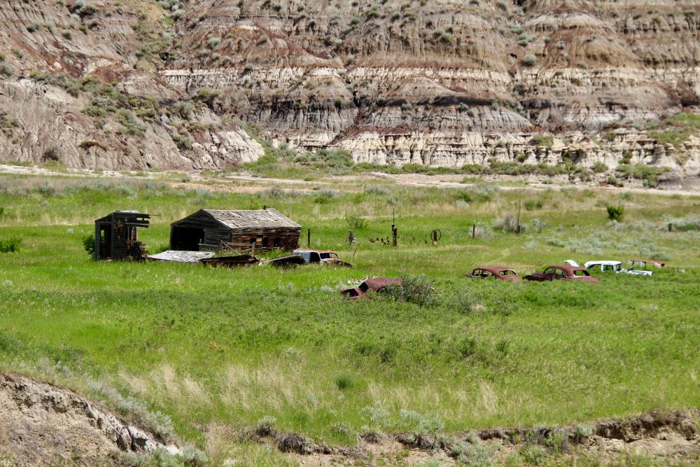 Tag 33 Drumheller Hoodoos Horseshoe Canyon Last Chance Saloon