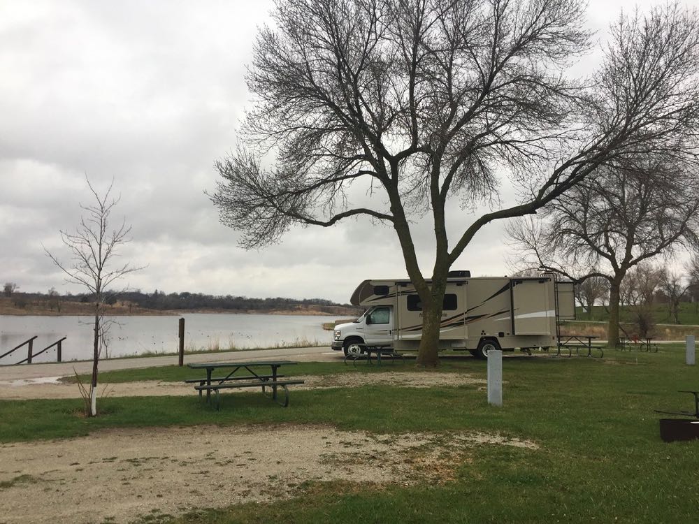 Lake Anita State Park, Campground, Anita, Iowa | Womo-Abenteuer