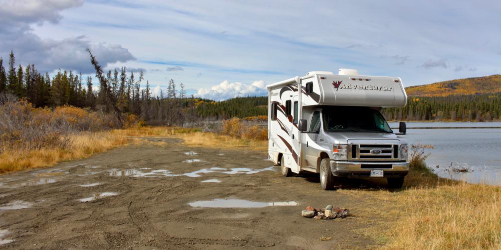 Alaska Highway zwischen Kluane Lake und Haines Junction/Yukon