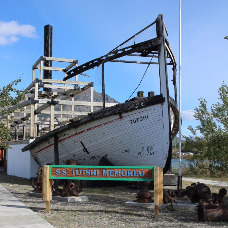 S.S. Tutshi in Carcross