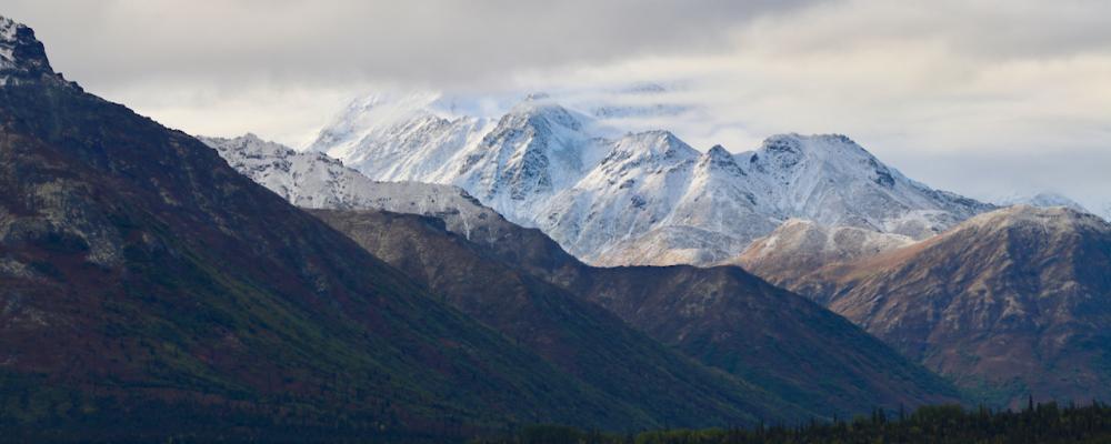 Chugach Mountains beim Matanuska Glacier / Alaska