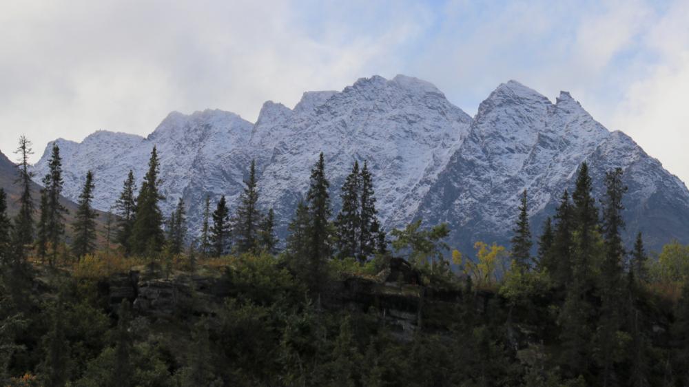 Chugach Mountains am Richardson Highway / Alaska
