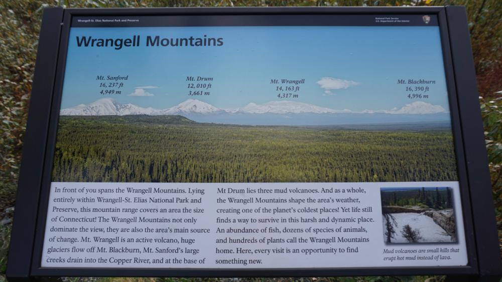 Wrangell Mountains am Richardson Highway / Alaska