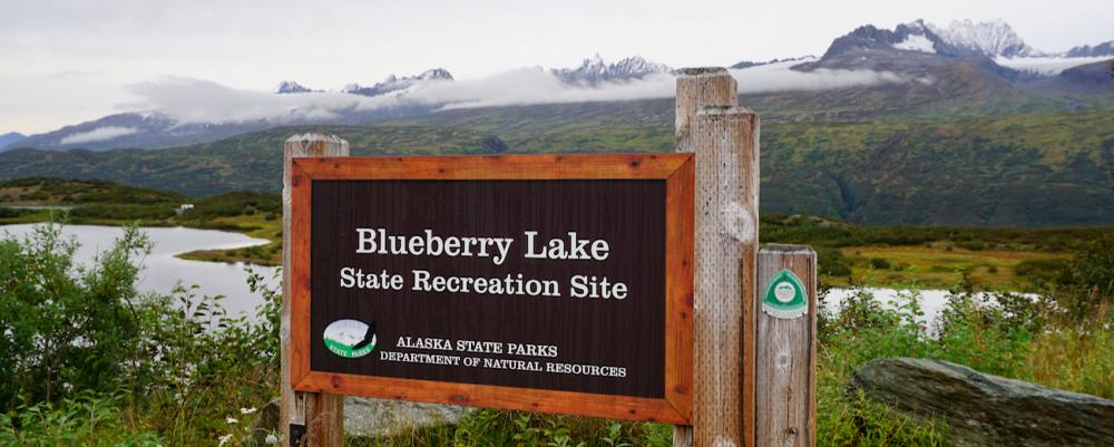 Blueberry Lake State Rec. Area am Thompson Pass bei Valdez/Alaska