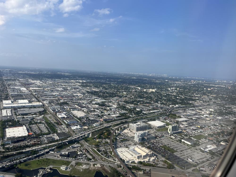 Abflug in Miami
