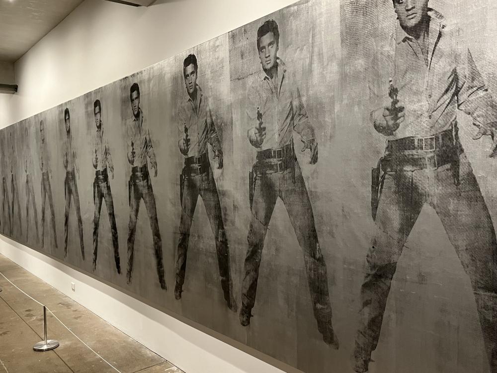 Ein der berühmten Arbeiten von Andy Warhol 