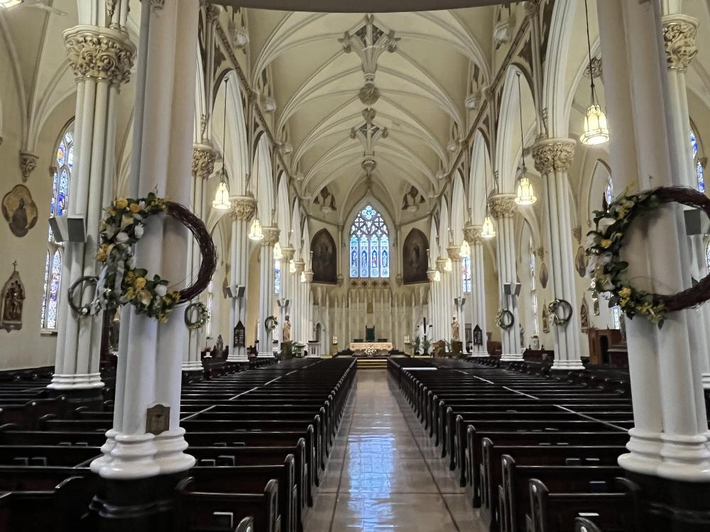 St. Maries Cathedral in Kingston, Innen