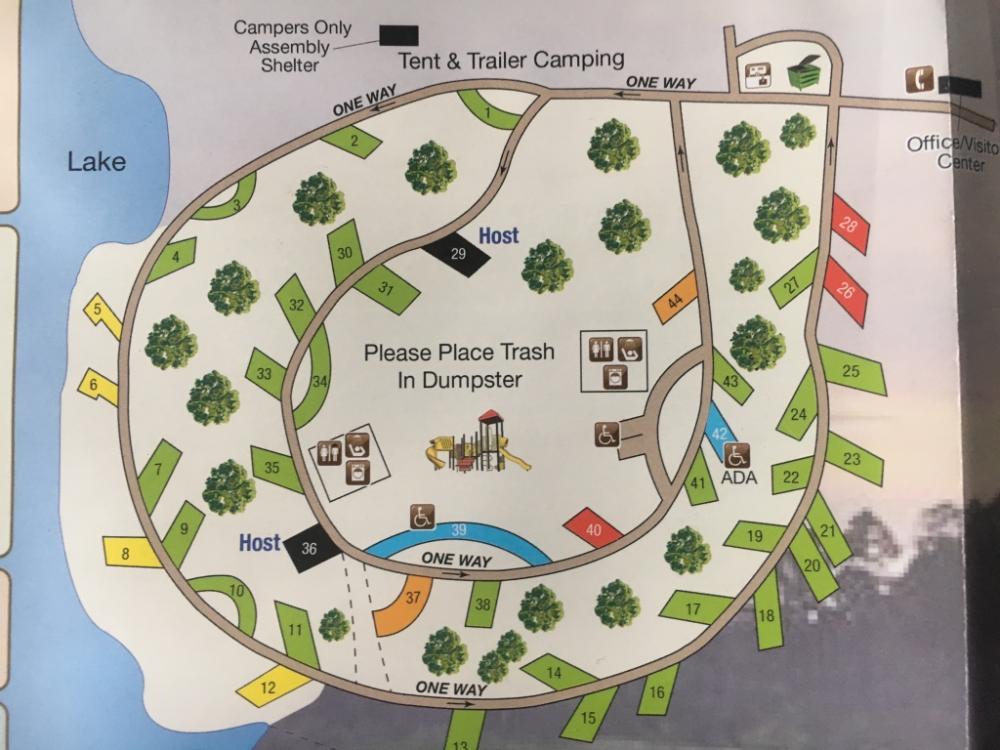 Laura Walker State Park Map