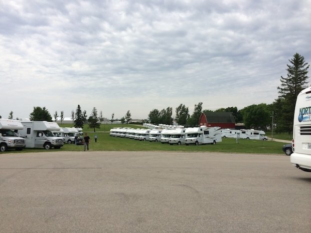 Abholung bei Winnebago 5. Juni 2014