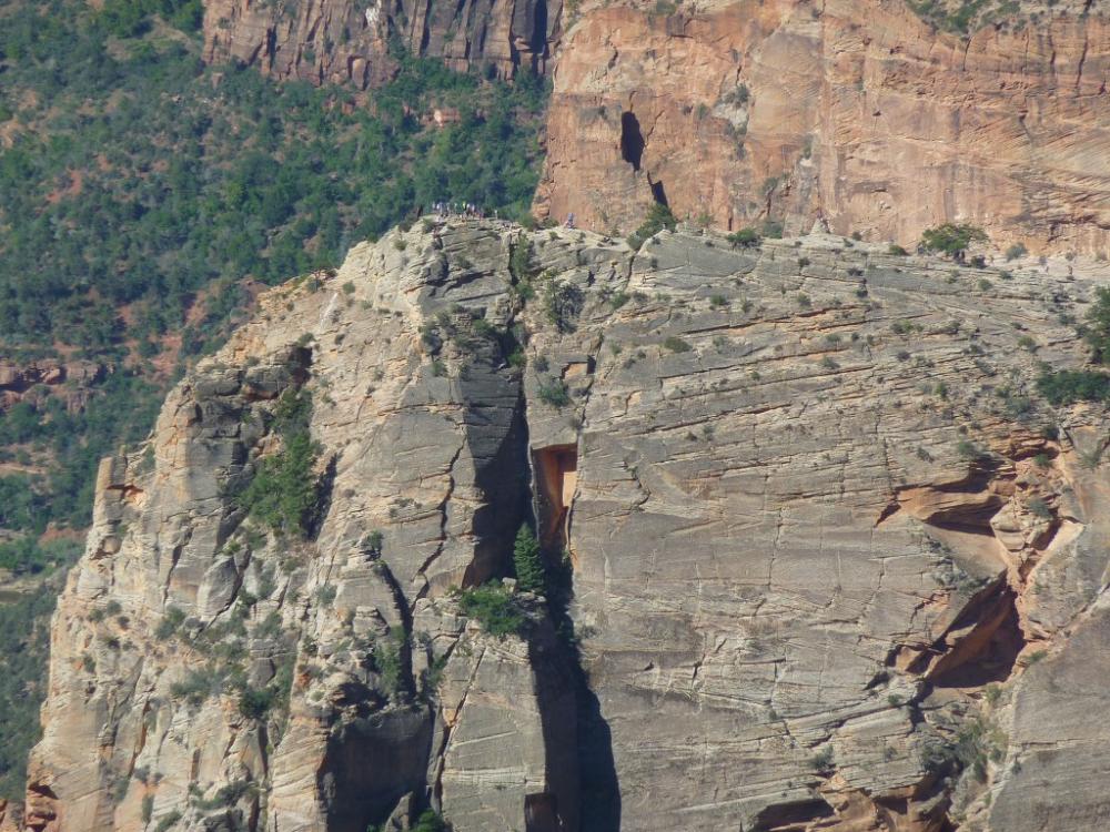 Blick auf Angels Landing
