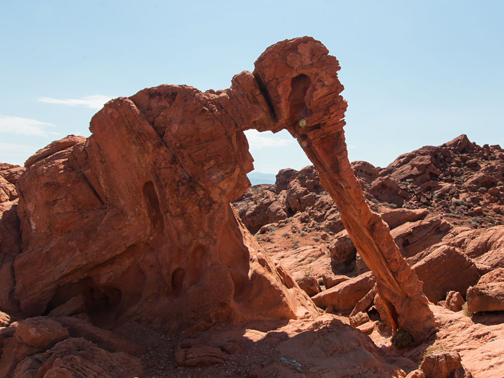 der bekannte Elephant Rock