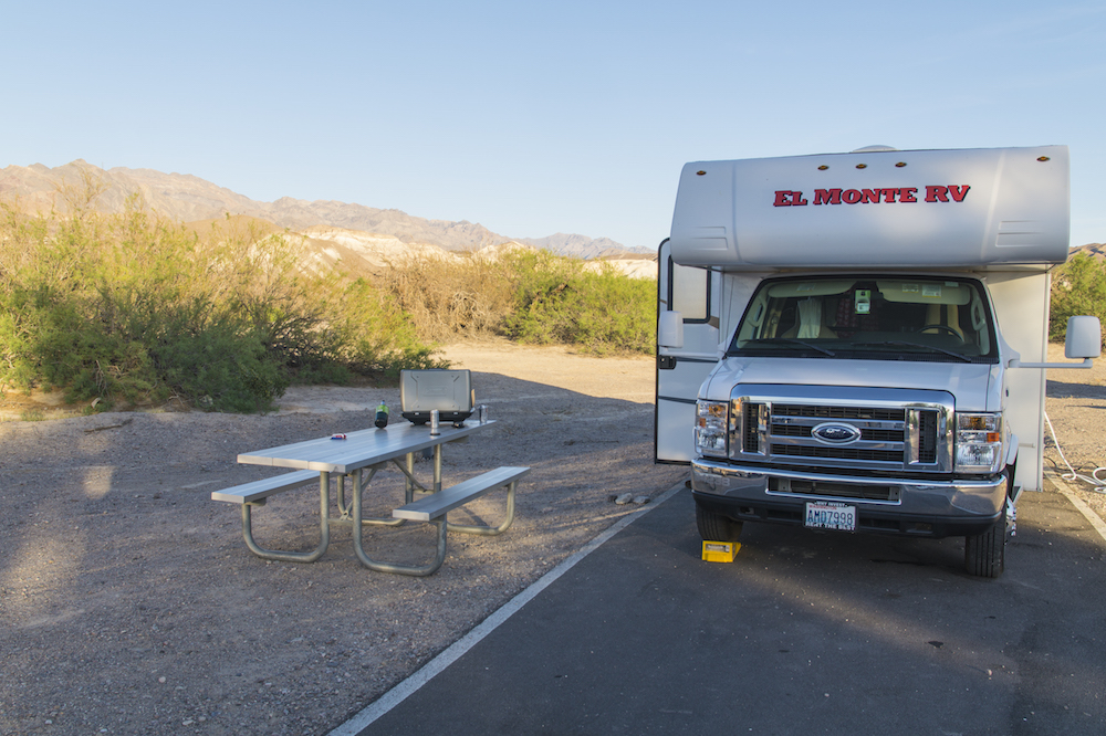 Auf dem Furnace Creek CG