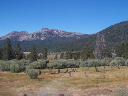 Von Lake Tahoe in Richtung Sierra
